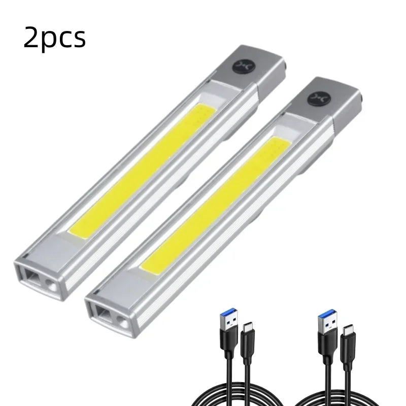 800LM Mini LED Keychain Flashlight – USB-C Rechargeable, Waterproof Torch with Magnet